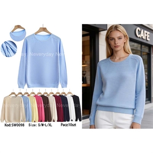 Sweter damski okrągły  S/M-L/XL