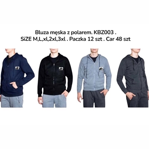 Bluza męska z polarem  M-3XL