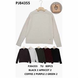 Sweter damski okrągły