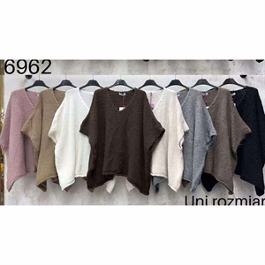 Sweter damski z krótkim rękawem