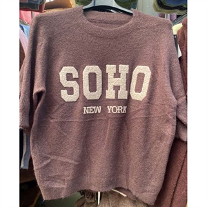 Sweter damski z krótkim rękawem