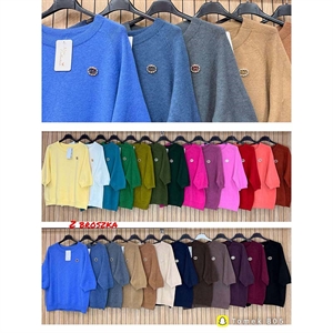 Sweter damski z krótkim rękawem