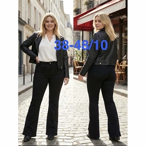 Jeansy z cekinami  38-48