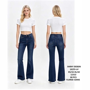 Jeansy dzwony damskie  XS-XL(34-42)