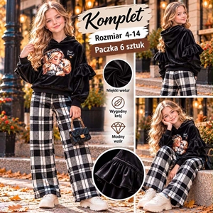 Komplet dziewczęcy 4-14