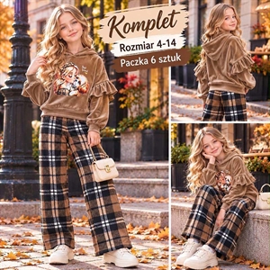 Komplet dziewczęcy 4-14