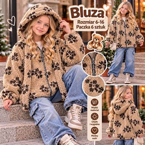 Bluza dziewczęca 6-16 lat