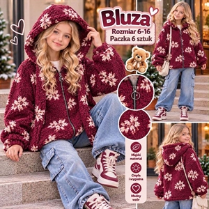 Bluza dziewczęca 6-16 lat
