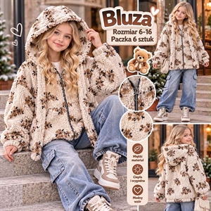 Bluza dziewczęca 6-16 lat