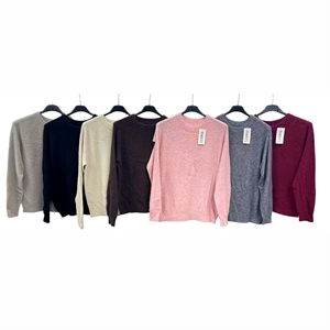 Sweter damski okrągły