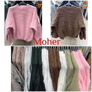 Sweter damski okrągły