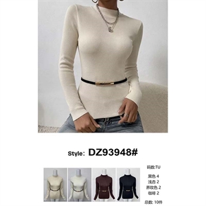 Sweter damski z półgolfem