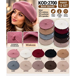 Beret damski
