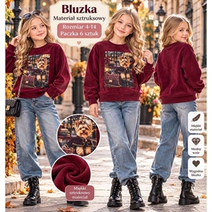 Bluzka dziewczęca 4-14 lat