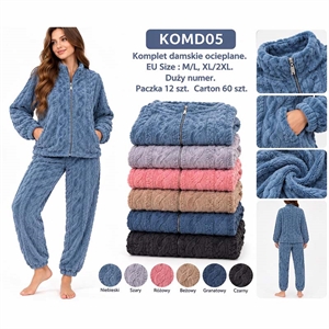 Komplet damski ocieplany  M/L-XL/2XL
