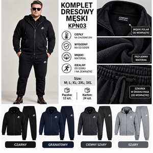 Komplet dresowy męski  M-3XL