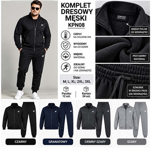 Komplet dresowy męski  M-3XL