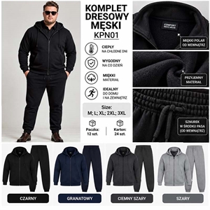 Komplet dresowy męski  M-3XL