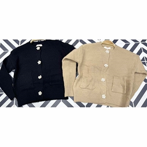 Sweter dziewczęcy zapinany na guziki  4-14 lat