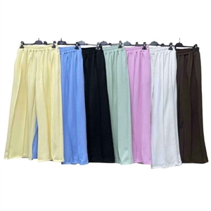 Spodnie szerokie nogawki damskie produkt Włoski