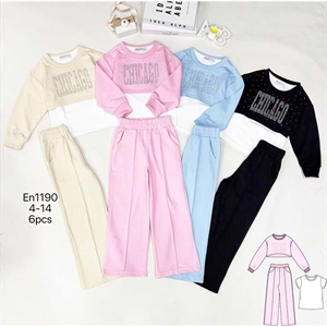 Komplet dziewczęcy  4-14 lat