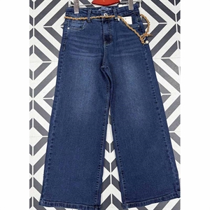 Jeansy szerokie nogawki  134-164