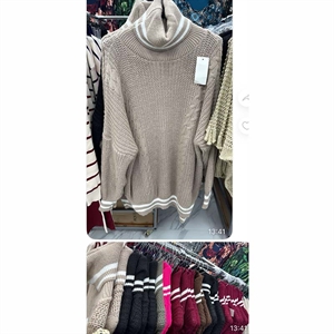 Sweter damski z golfem