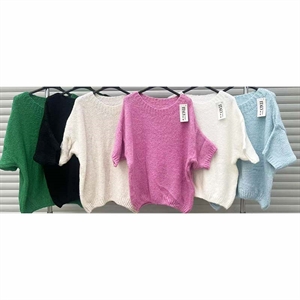 Sweter damski z krótkim rękawem