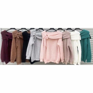 Sweter damski okrągły