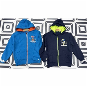 Bluza chłopięca rozpinana na zamek z kapturem  98-128