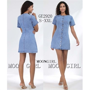 Sukienka jeansowa damska S-2XL