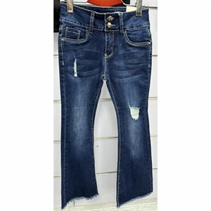 Jeansy dzwony dziewczęce  116-146