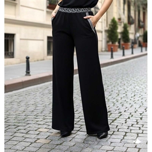 Spodnie szerokie nogawki damskie produkt Turecki  S-M/2XL-3XL