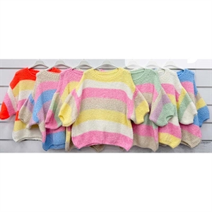 Sweter damski z krótkim rękawem