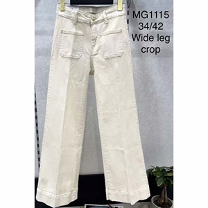 Jeansy szerokie nogawki  34-42