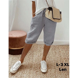 Rybaczki damskie len  L-3XL