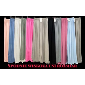 Spodnie damskie szerokie nogawki - Produkt Włoski