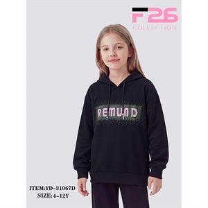 Bluza dziewczęca kangurka (4-12)