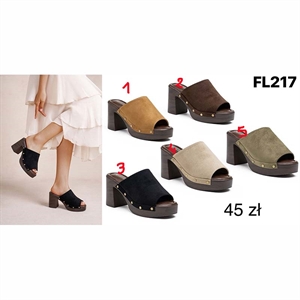 Klapki na obcasie  36-41