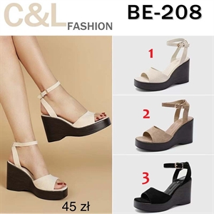 Sandały na koturnie  36-41