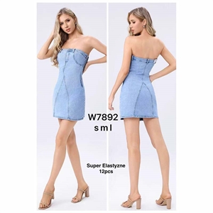 Sukienka jeansowa damska S/M/L