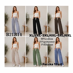 Spodnie szerokie nogawki damskie  XL/2XL-5XL/6XL