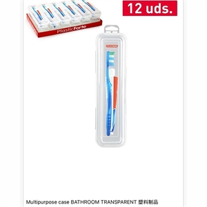 Wielofunkcyjne etui łazienkowe przezroczyste