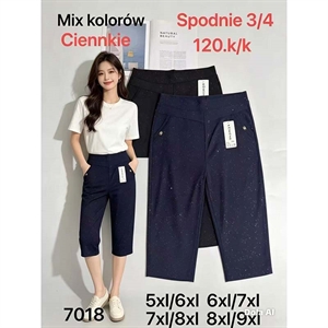 Spodnie damskie 3/4  5XL-9XL