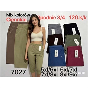 Spodnie damskie 3/4  5XL-9XL