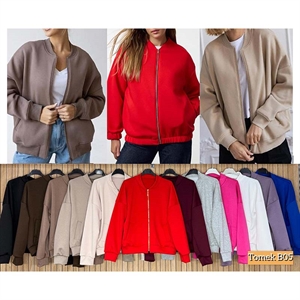 Bluza damska rozpinana na zamek produkt Włoski