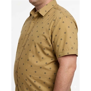 Koszula męska we wzór na krótki rękaw krój regular fit produkt Turecki  L-3XL