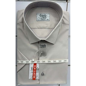 Koszula męska gładka krótki rękaw krój slim fit produkt Turecki  M-2XL