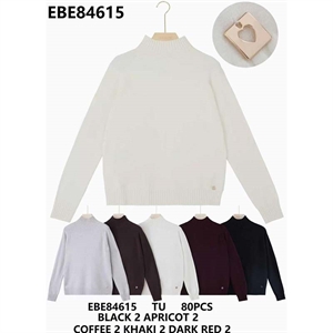 Sweter damski z półgolfem