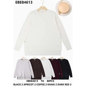Sweter damski okrągły